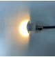 HALF MOON ALUMINUM LED COURTESY LIGHT - 12 Volts - IP67 - 1 Watt - White CASING - WK-SS1AWX - AZLED